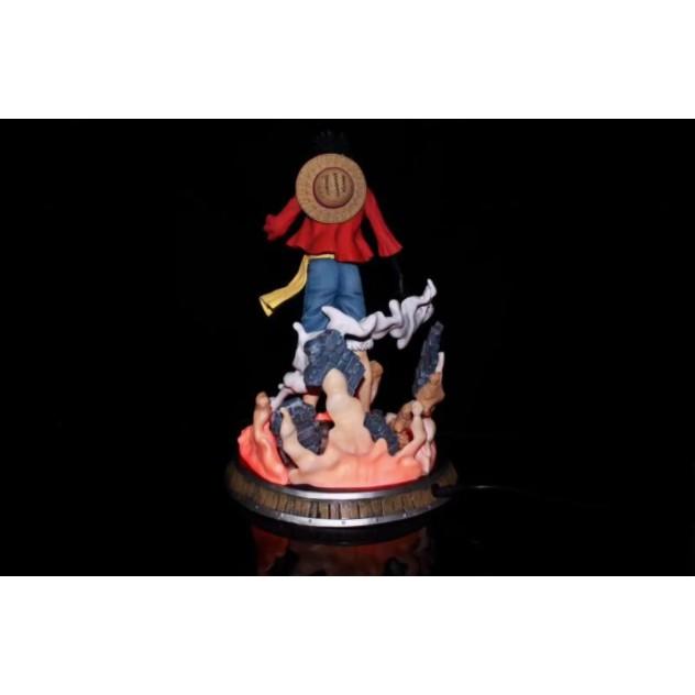 Mô hình One Piece - Luffy Haki Vũ trang cực kì nét màu da thật đẹp có led chỉnh đêm