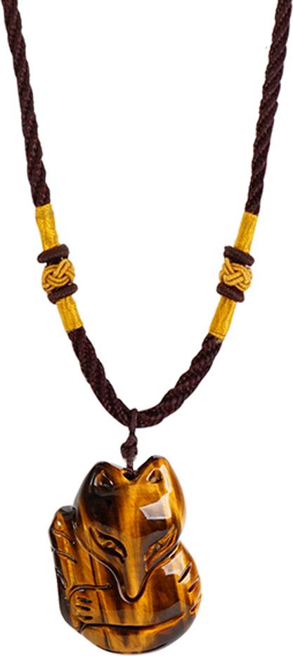 Vòng Cổ Cữu Vĩ Hồ Cáo Chín Đuôi Opal Tự Nhiên