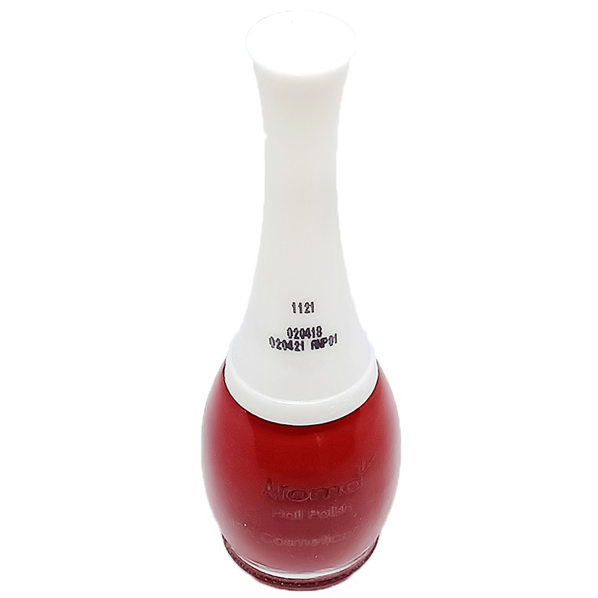 Sơn móng tay Aroma Nail Polish Hàn Quốc 12ml #1660 màu đỏ tặng kèm móc khóa