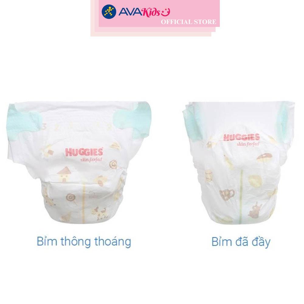 Tã dán Huggies Skin Perfect size S 54 + 6 miếng (4 - 8 kg) - Giao bao bì ngẫu nhiên