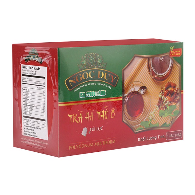 TRÀ HÀ THỦ Ô