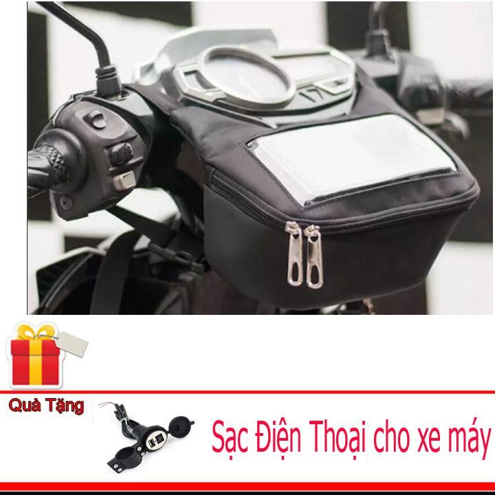 Túi Treo Xe Máy Chuyên dụng dành cho xe ôm công nghệ- Túi ghi đông SIGATO SGT 1818