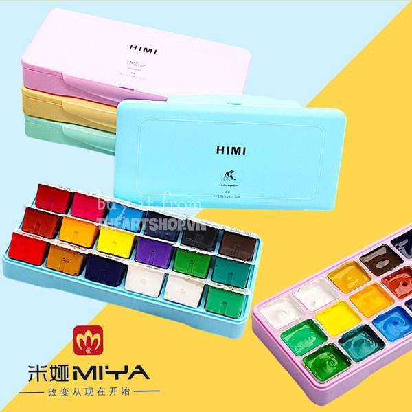 Màu nước Gouache Himi 18 Màu (Color) siêu cấp quyến rũ