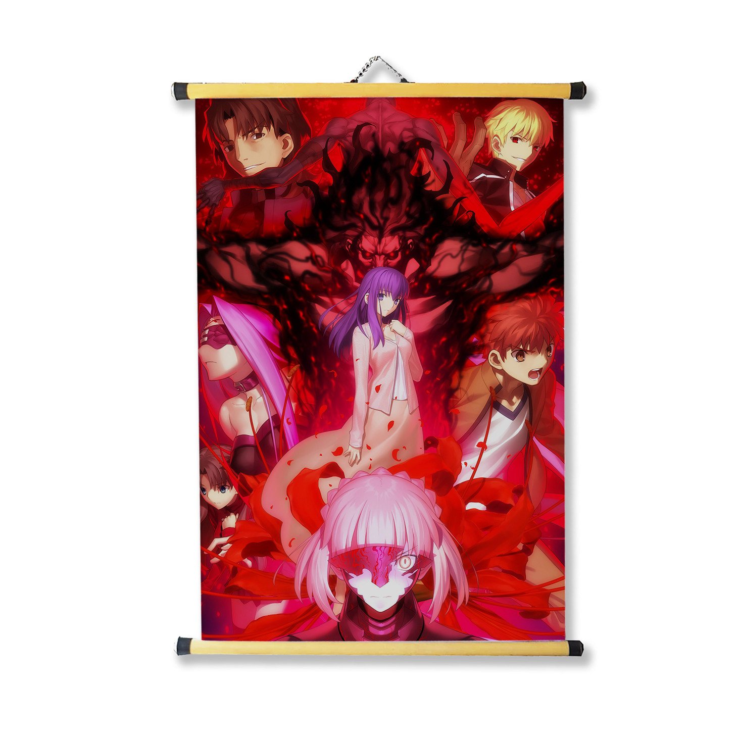 Tranh treo vải 40x60cm hình Anime Fate Grand Order Fate/stay night dùng trang trí tường, decor phòng ngủ, phòng học