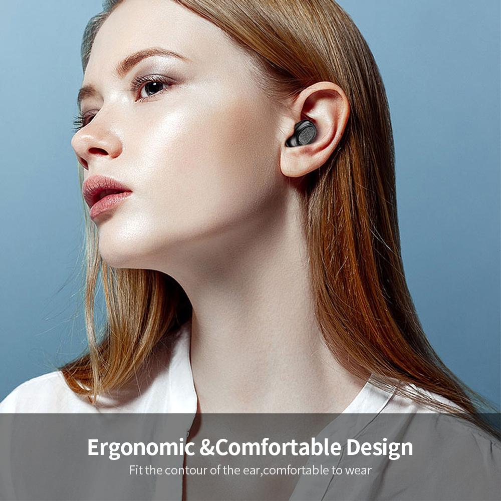 Tai nghe Bluetooth không dây YH-03 TWS màn hình LED, thiết kế phù hợp cho thể thao / phương tiện Android / IOS Rose Gold - màu vàng hồng