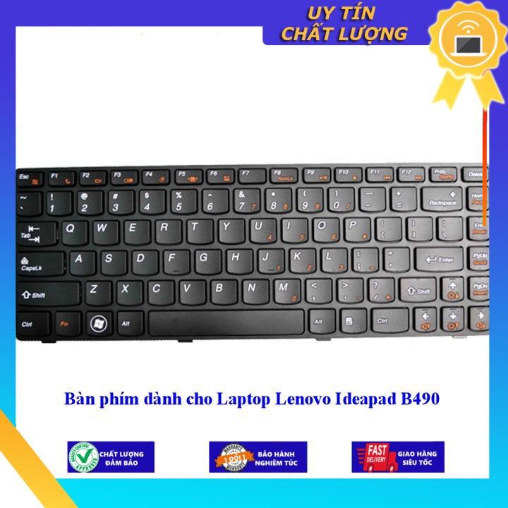Bàn phím dùng cho Laptop Lenovo Ideapad B490 - Hàng Nhập Khẩu New Seal