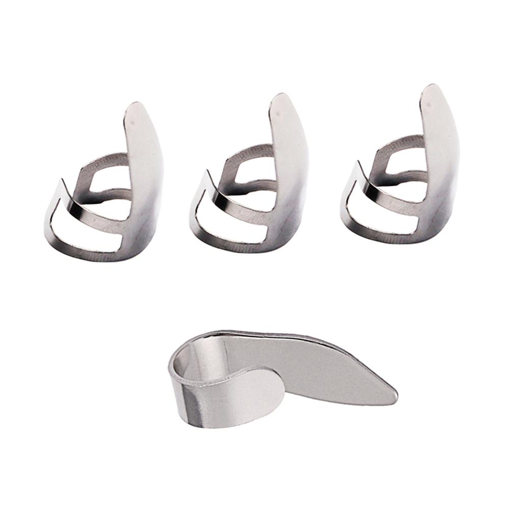 Guitar Bass Thumb Picks Finger Picks Plectrum Set for Guitar Banjo Mandolin