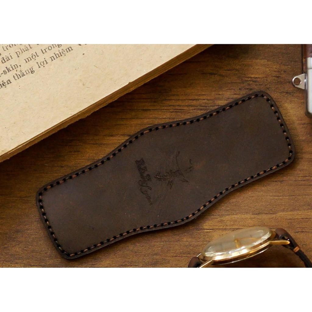 COMBO dây đồng hồ Bundstrap RAM B2 và dòng RAM Green   Da bò xanh lục