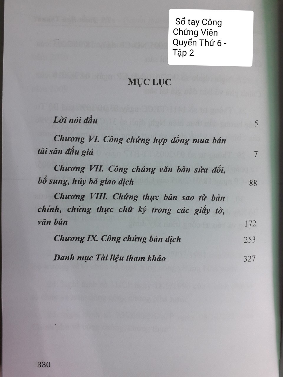 Sổ Tay Công Chứng Viên - Những Vấn Đề Cần Lưu Ý Khi Công Chứng Một Số Loại Giao Dịch Khác ( Tập 2 )