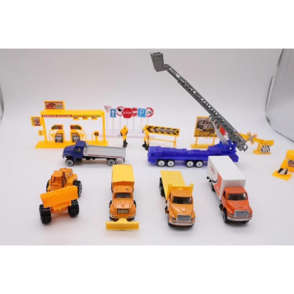 Hộp xe công trình nhiều chi tiết trận giả MZ736