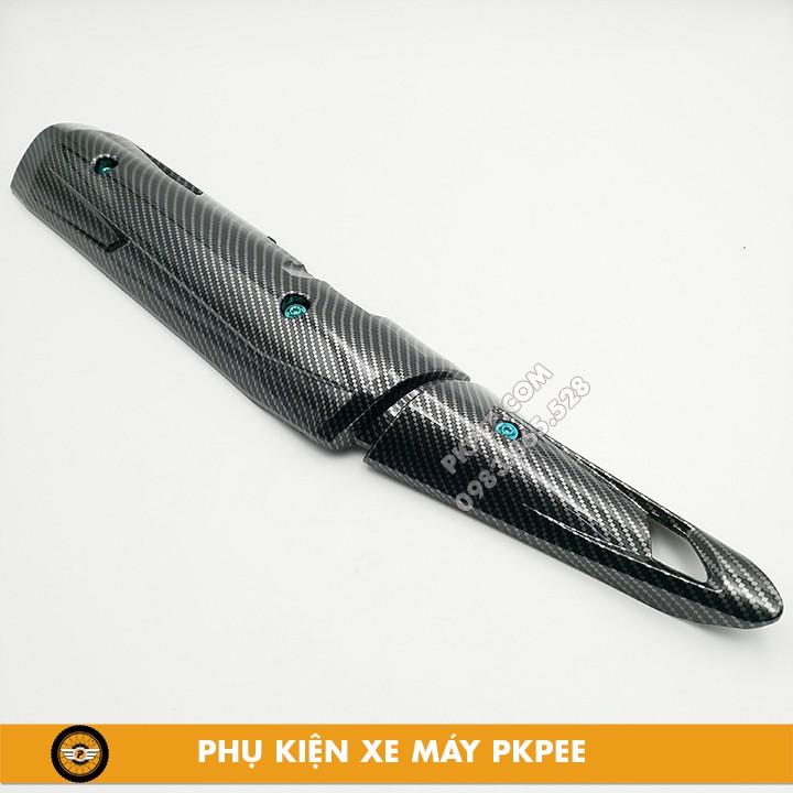 Ốp Che Pô Exciter 150 - Các Hoa Văn Có Thể Khác Nhau