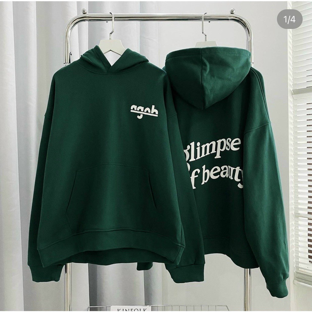 Áo Hoodie In Chữ YE MUST BE BORN AGAIN - AGOB - Khoác Nỉ Nam Nữ Có Nón Mũ Chống Nắng - Thu Đông