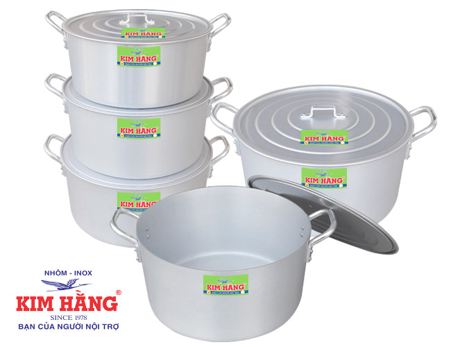 Bộ nồi Kim Hằng T5 gồm 5 nồi  (16, 18, 20, 22, 24cm) KHG 0331