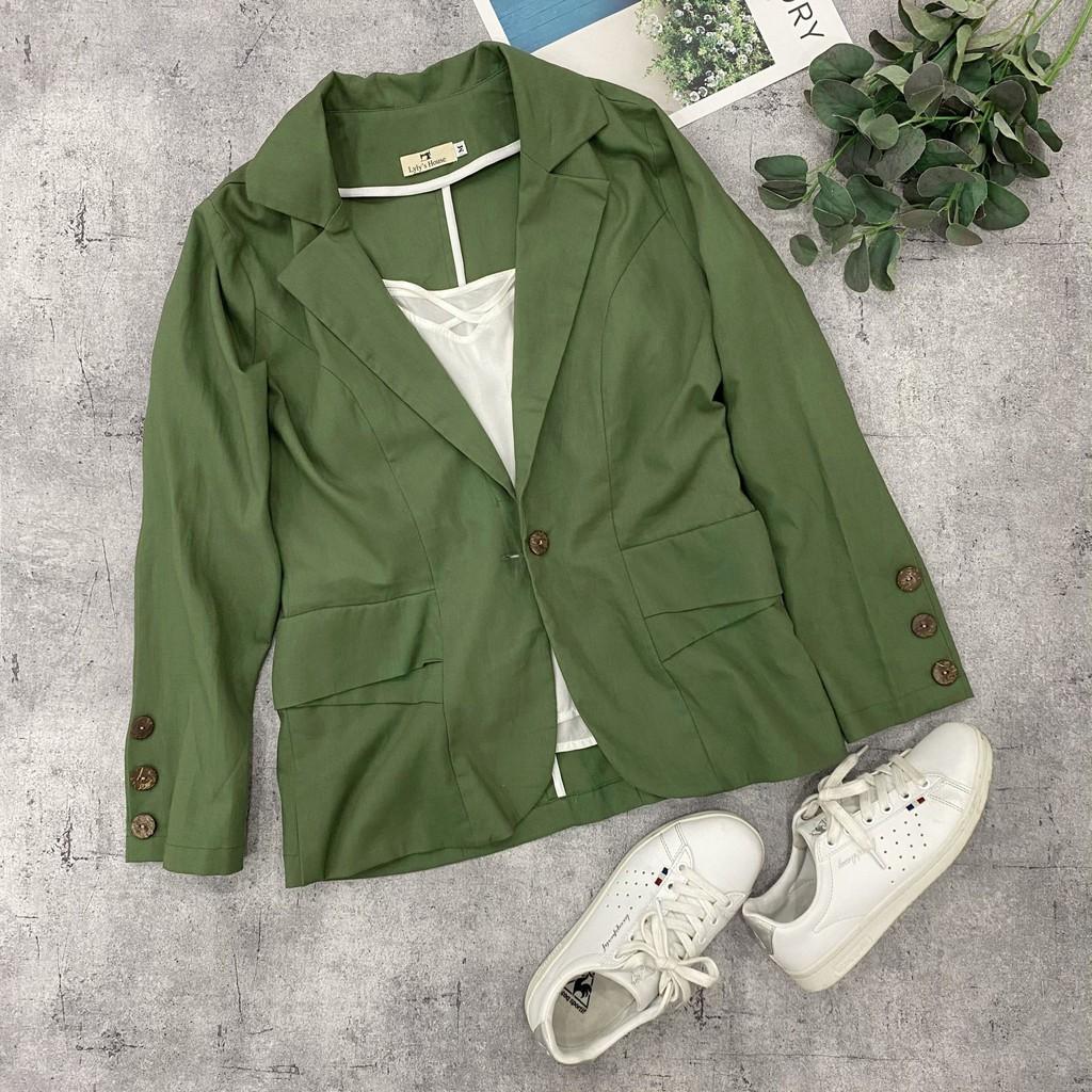 BST Áo BLAZER Linen sang trọng - Cao Cấp