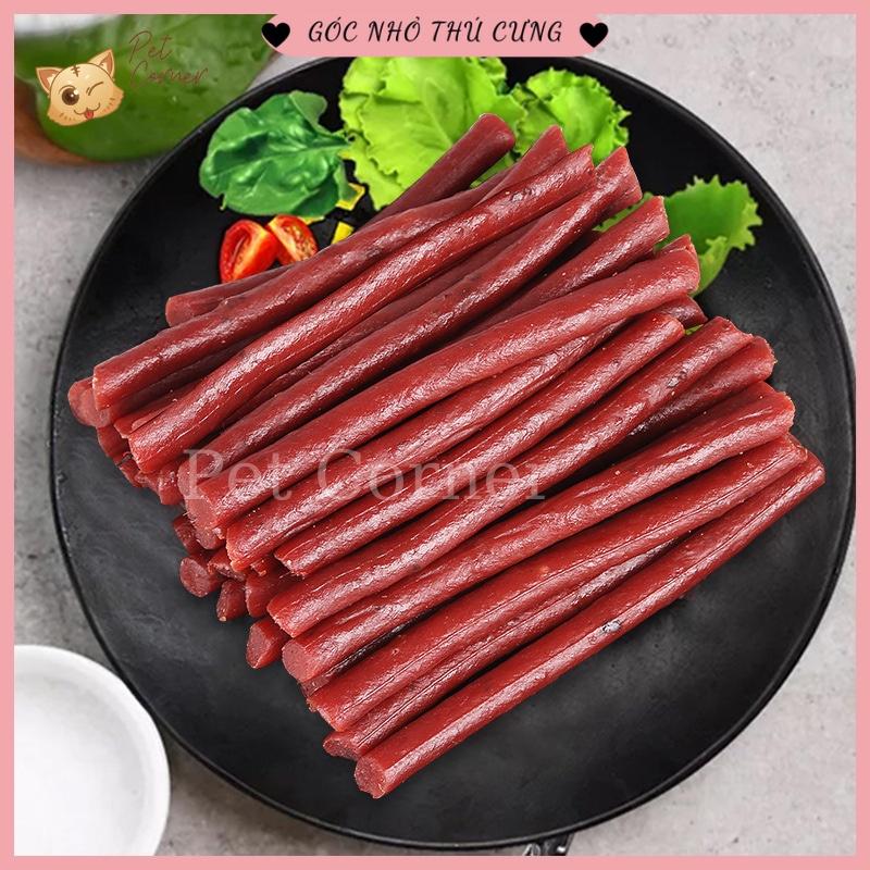 Thịt bò cao cấp Hello Joy thơm ngon, bổ sung canxi cho chó - Bánh thưởng cho chó, đồ ăn vặt cho thú cưng