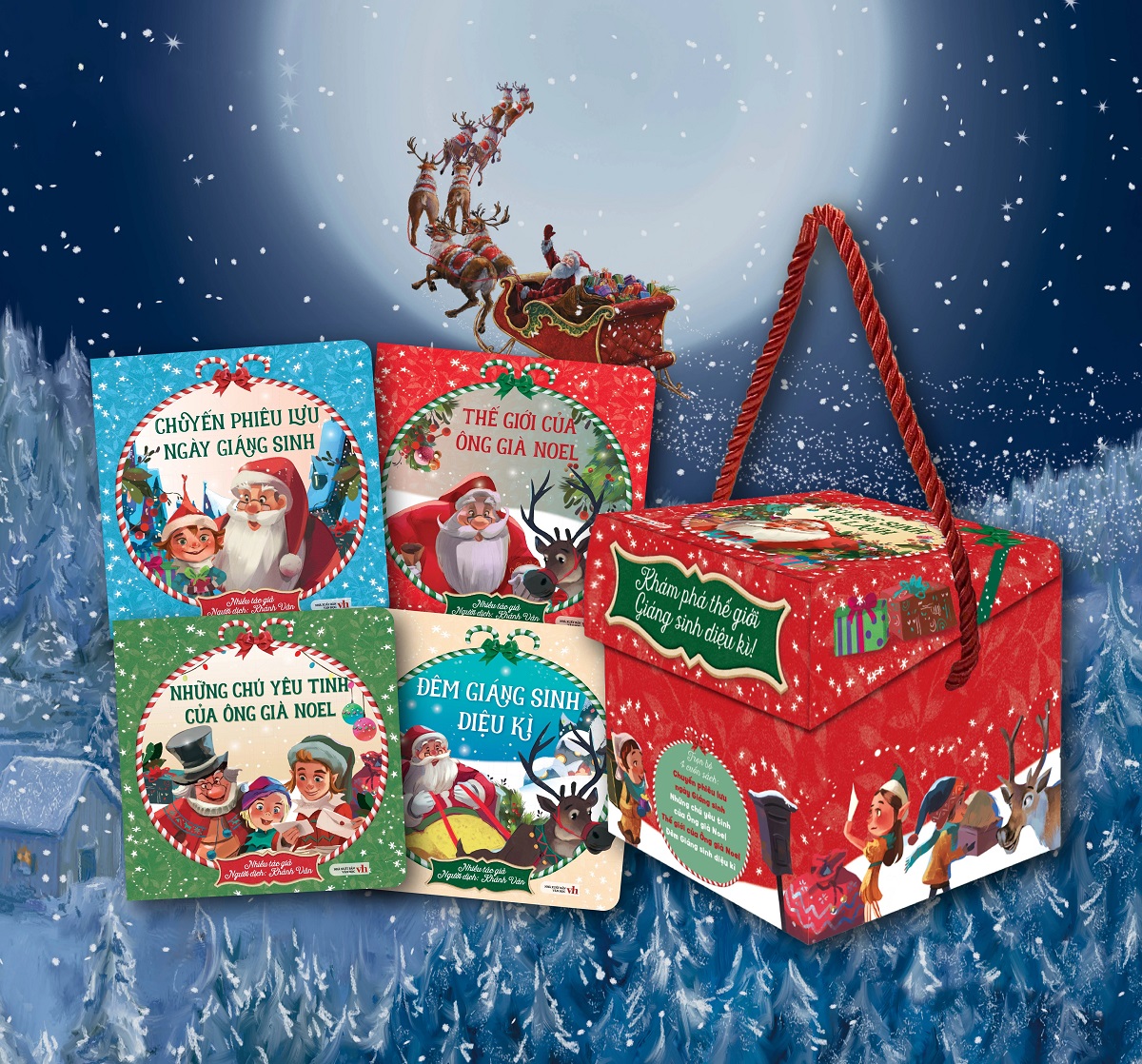 Boxset Giáng Sinh An Lành: Khám Phá Thế Giới Giáng Sinh Diệu Kì (Hộp 4 Cuốn)