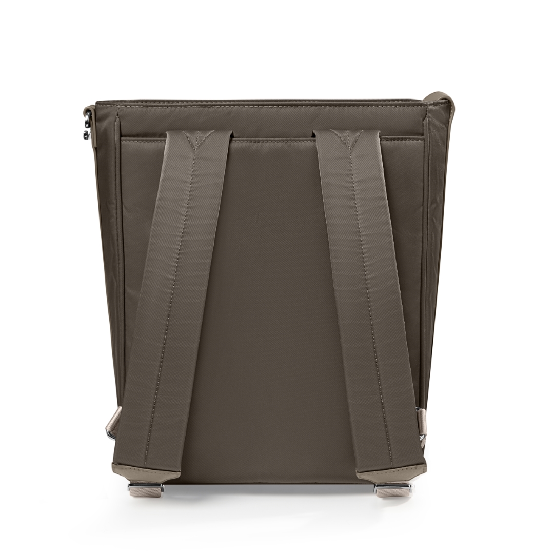 TÚI ĐEO KIÊM BALO DÀNH CHO ULTRABOOK 11"/13"/14" TOMTOC SLASH SLING BAG TAUPE - Hàng Chính Hãng