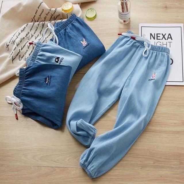 Quần jeans giấy trẻ em