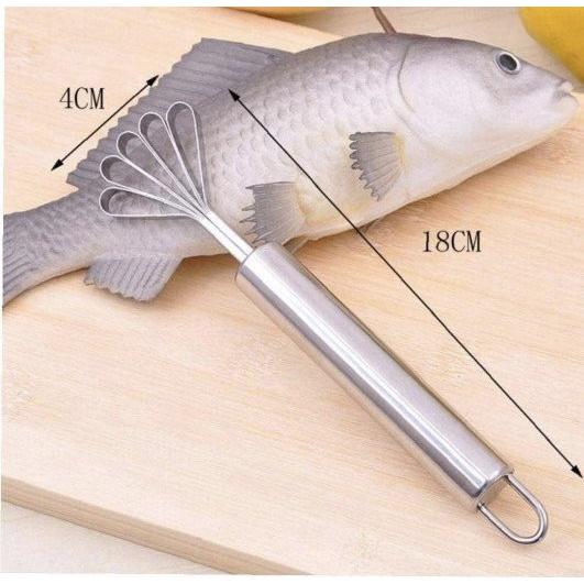 Dụng Cụ Nạo Dừa, Đánh Vảy Cá Đa Năng Bằng Inox