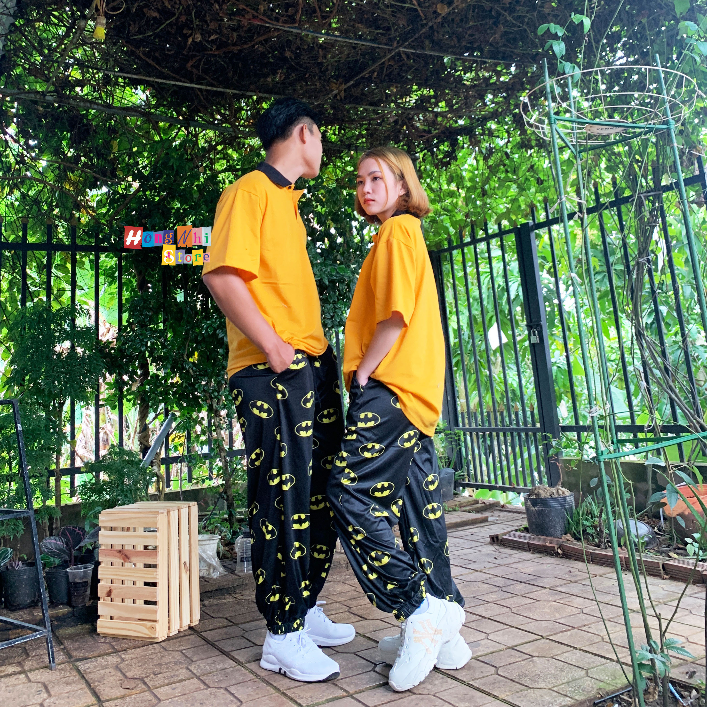 Quần Hoạt Hình Dài Bo Lai Batman Cartoon Pant V2 Oversize Ulzzang Unisex - MM - M