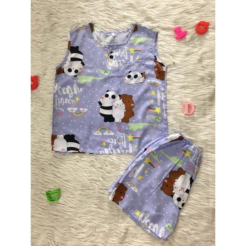 Combo 5 bộ đồ bộ vải t\1