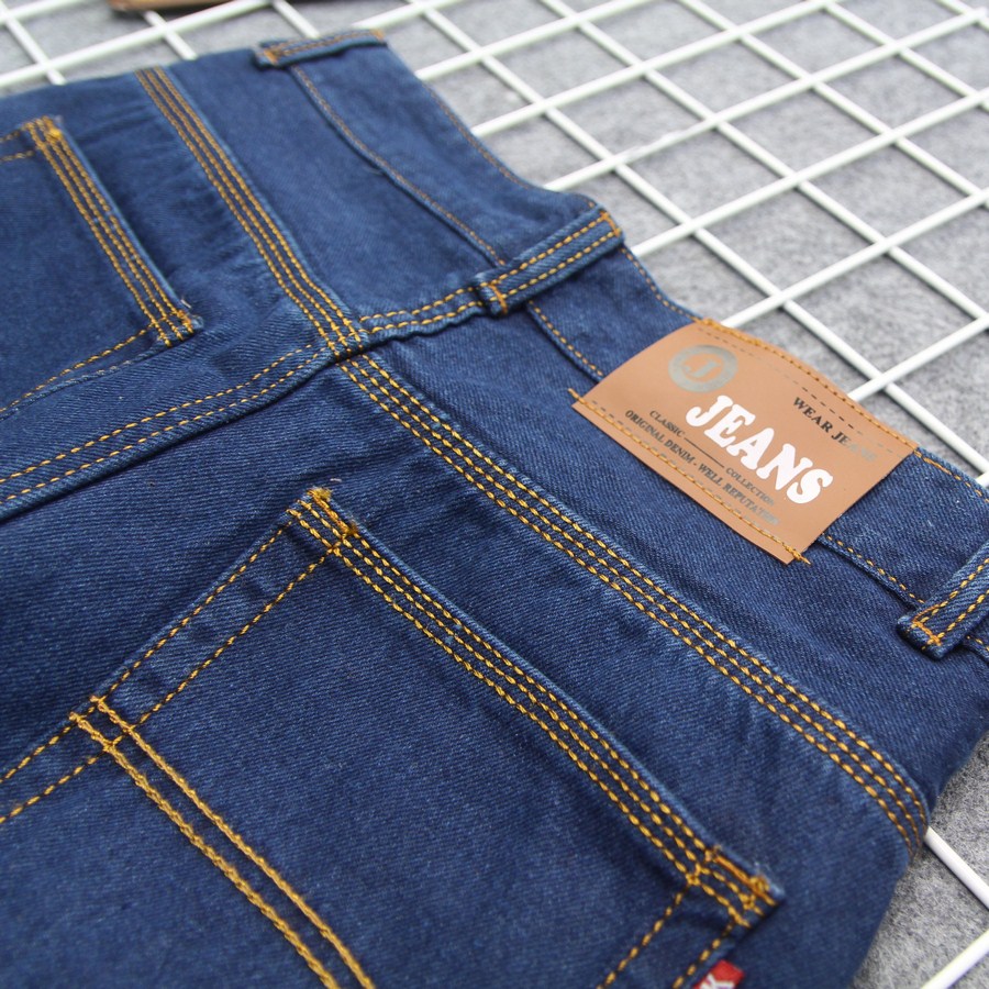 Quần short jeans nam xanh đậm vải dày đẹp Q392 MĐ thời trang