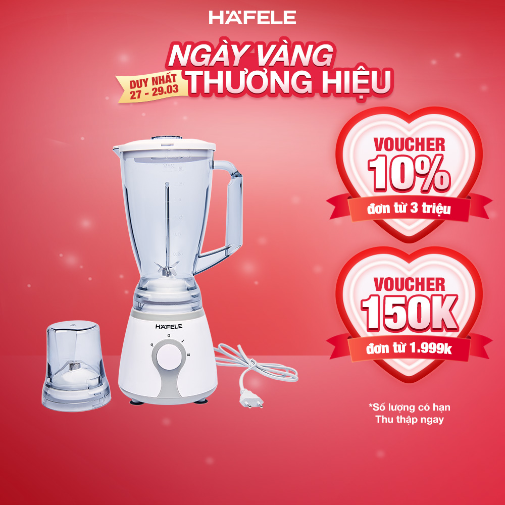 Máy xay sinh tố HAFELE HSB-0331FW - 535.43.278 (Hàng chính hãng)