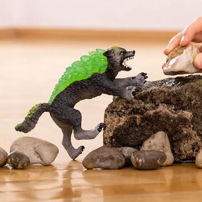 Đồ Chơi SCHLEICH Mô Hình Sói Đá Hung Hãn 70153