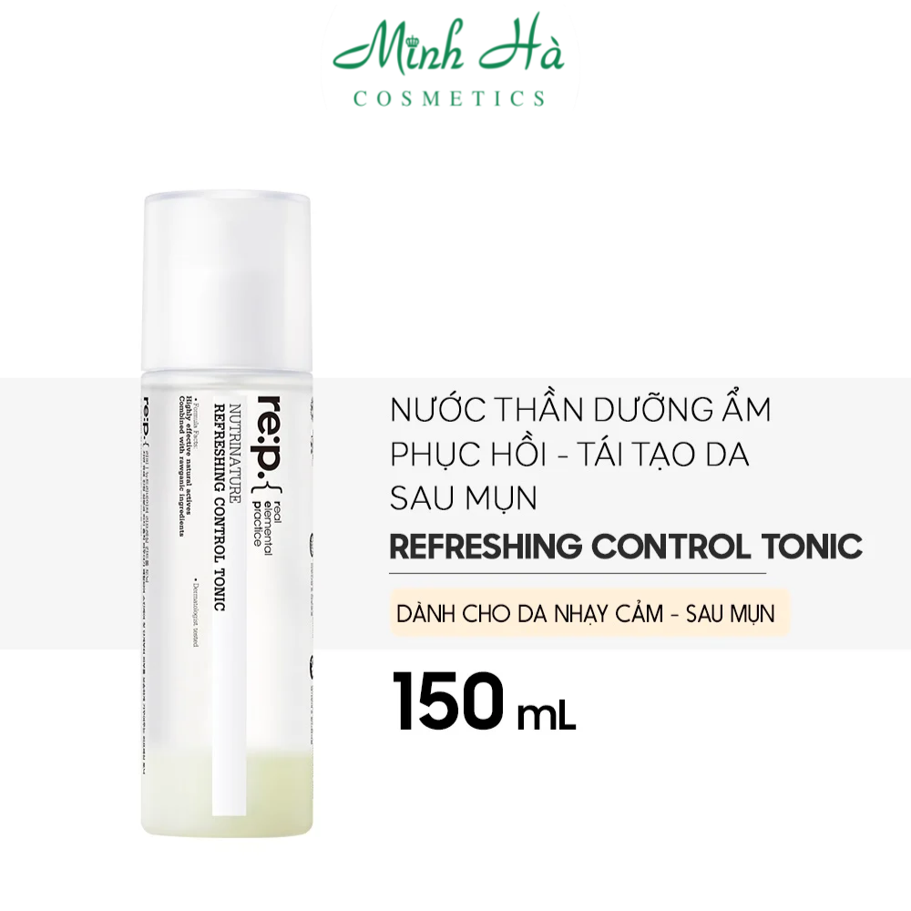 Nước thần Re:p Nutrinature Refreshing Control Tonic 150ml se khít lỗ chân lông