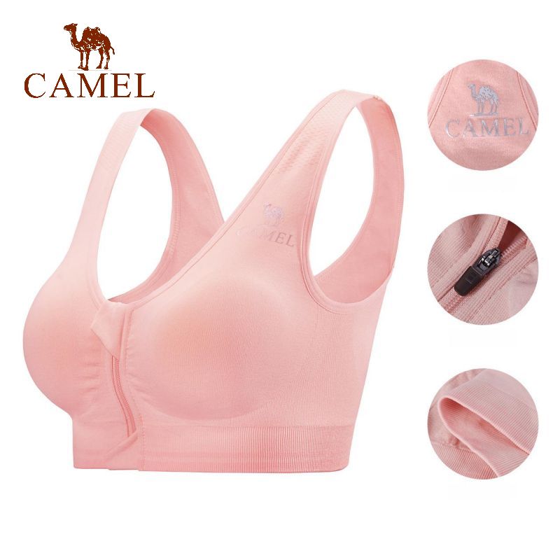 Áo ngực thể thao nữ CAMEL Tập hợp áo ngực chạy bộ lưng đẹp tập yoga quần áo tập thể dục áo ngực đồ lót (đệm ngực có thể tháo rời)