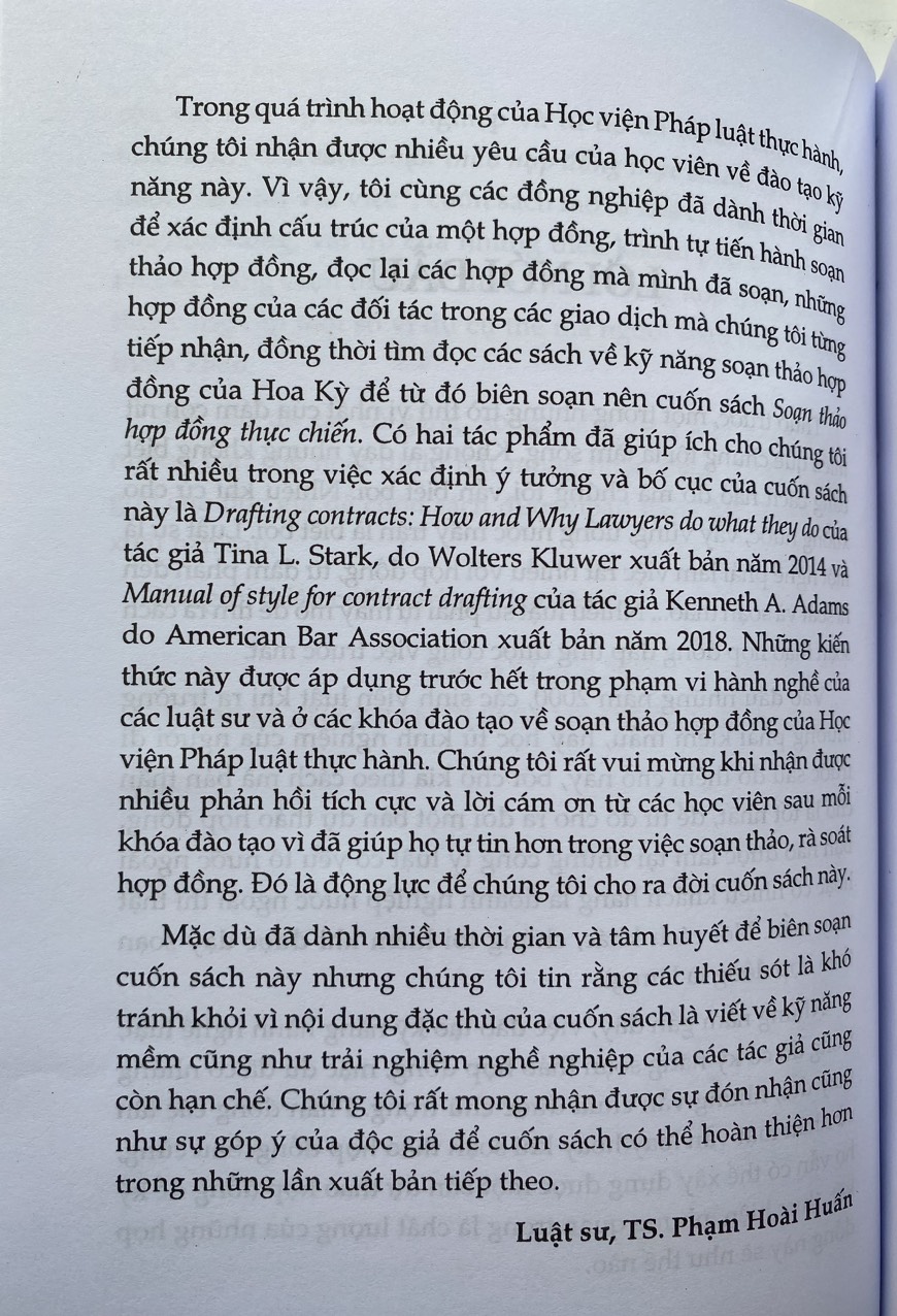 Soạn Thảo Hợp Đồng Thực Chiến  