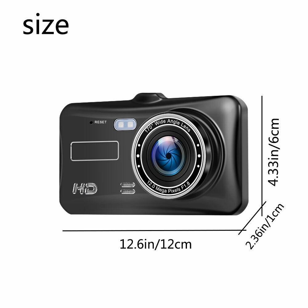 Camera hành trình A6 170 độ WIDE-ANGLE 6G LENS CAR CAMERA màn hình LCD 4.0'' Chất lượng hình ảnh 1080P