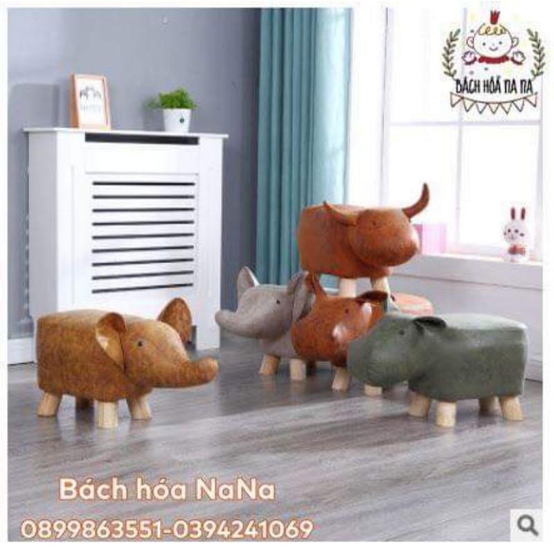 Ghế Đôn Ghế Sopha Da Hình Thú Động Vật Ngộ Nghĩnh Loại 1 Bao Test - Nana Shop