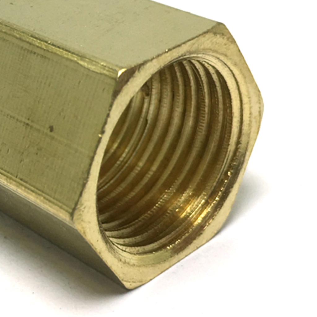 1 PC 1/2 Đôi Nữ Đồng Ren Thẳng Kết Nối Adapter Ống
