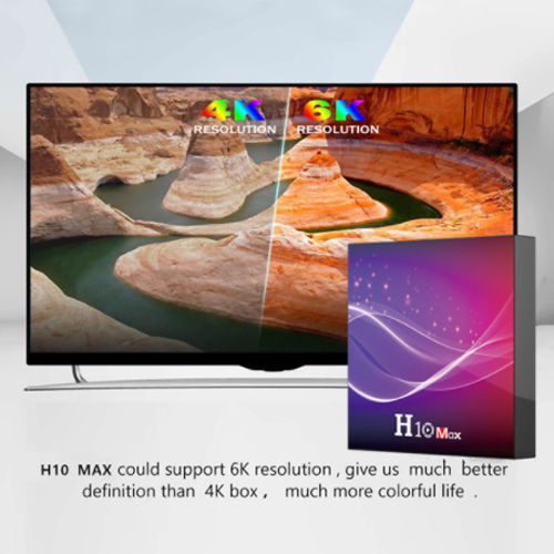 Android Tivi Box Fantech H10MAX 6K Global Quốc Tế (Android 10.0 Oreo) - Hàng Chính Hãng