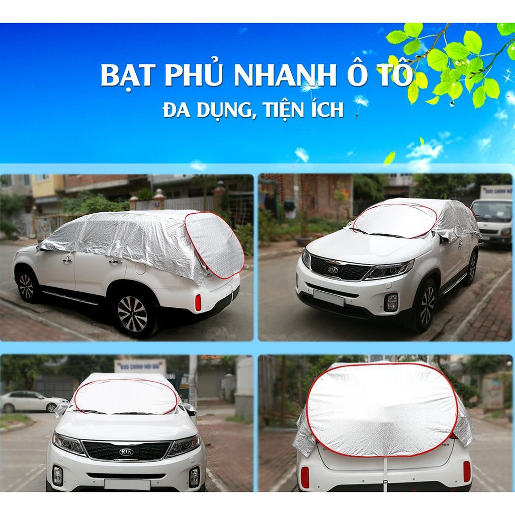 Bạt Che Phủ Xe Nissan Almera Cao Cấp (bạt 3 lớp Tráng Nhôm, chống xước)