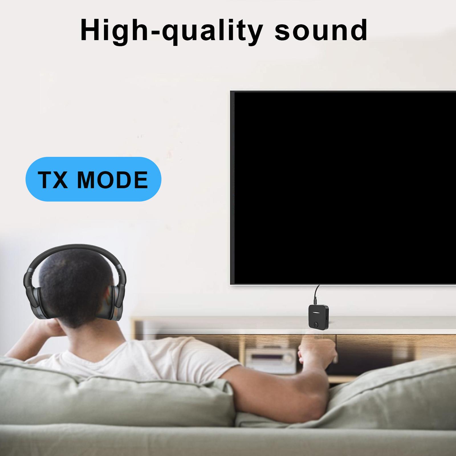 Bluetooth 5.0 Receiver  2 in 1  with Mic Stereo for TV