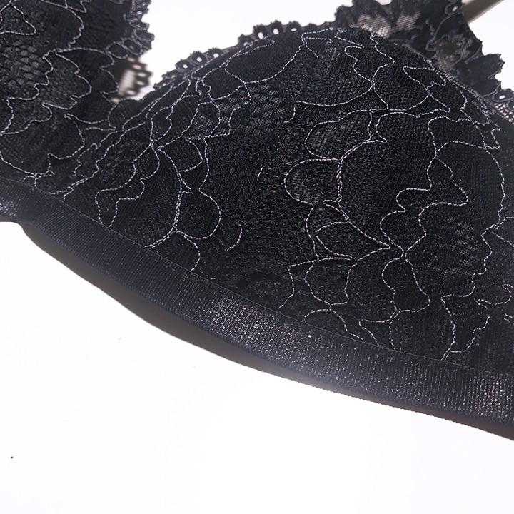 . - Set Bra Thiết Kế Cao Cấp Ren Họa Tiết - Bộ đồ lót Bralette
