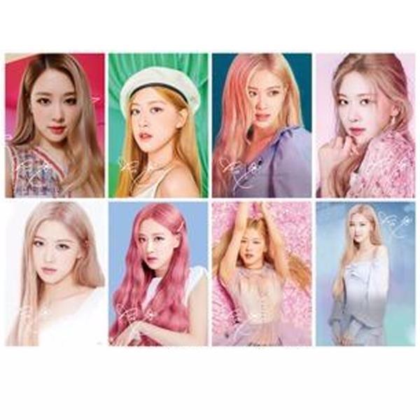 Poster Blackpink Rose A3 8 tấm