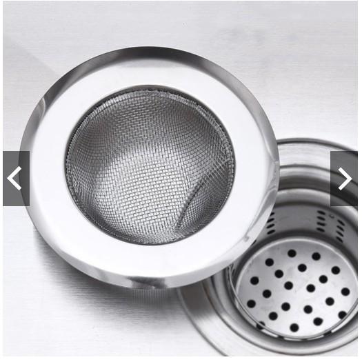Dụng cụ lọc rác bằng inox tránh tắc nghẽn bồn rửa bát bền đẹp