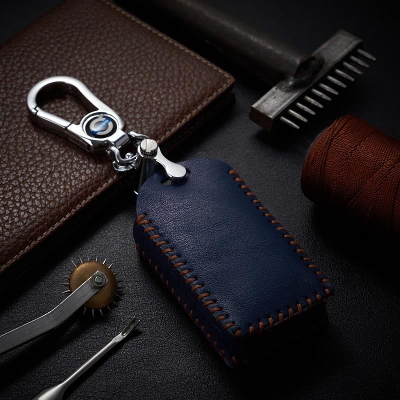 Bao Da Chìa Khóa Ô Tô Volvo XC60 / XC90 Dạng Hộp Da Bò