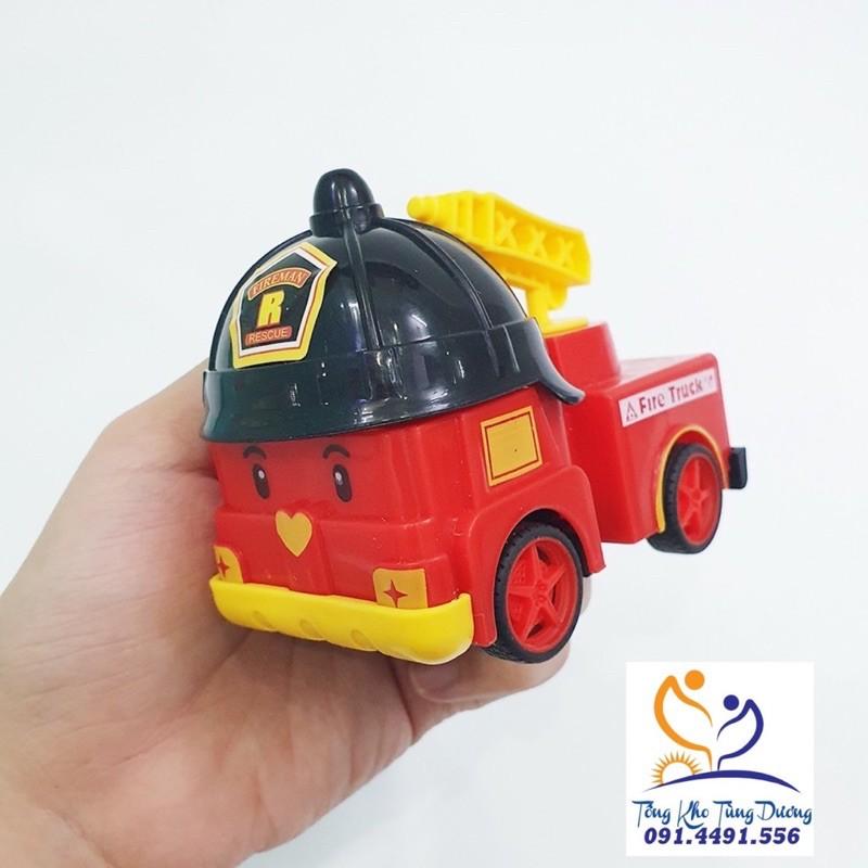 Bộ 4 xe ROBOCAR POLI chạy đà (không biến hình)