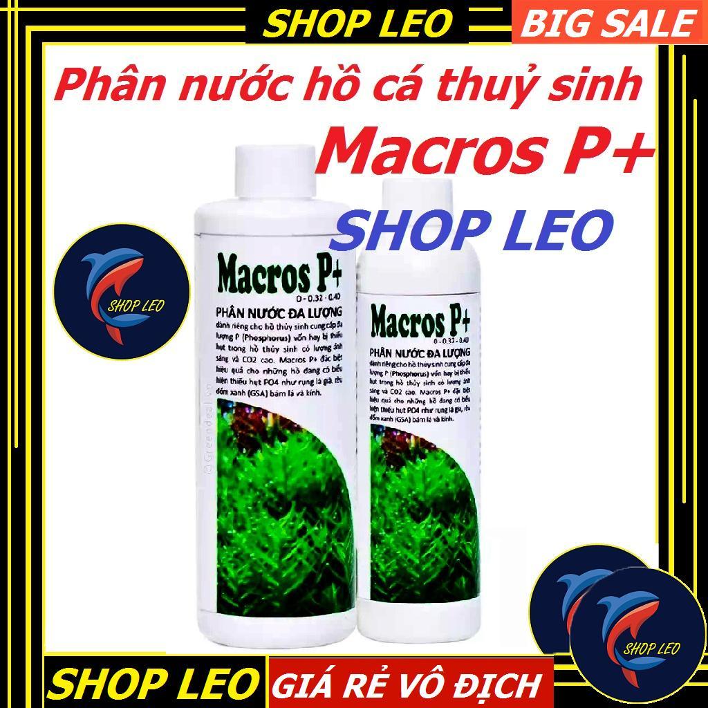 Phân nước hồ cá thuỷ sinh Macros P+ - Phân nước cung cấp Phosphorus cho bể thuỷ sinh - shopleo