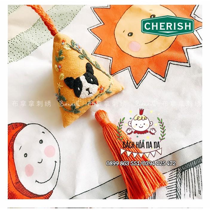 Bộ Kit gói nguyên liệu tự thêu handmade Túi thơm BÁNH Ú - MÈO MAY MẮN DIY May vá khéo tay CÓ NHÂN THƠM - Bách hóa Na na