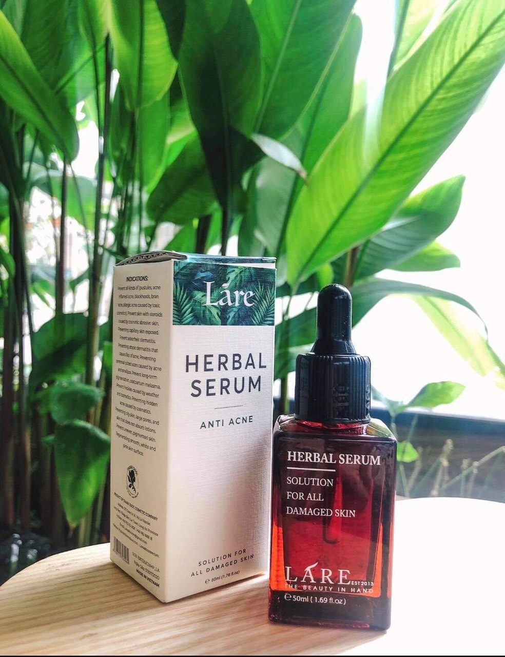 Serum thảo mộc ngừa mụn LARE 40ml