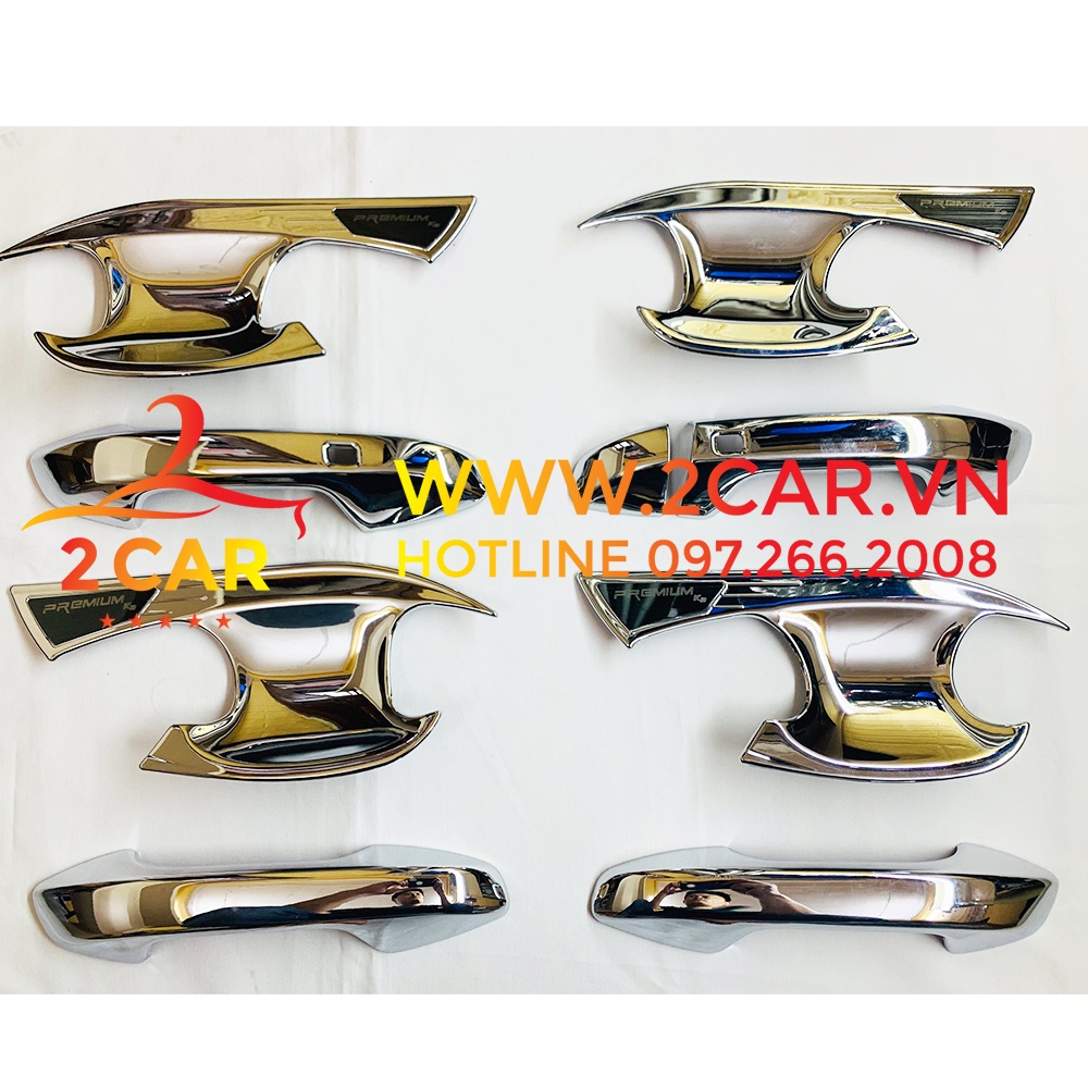 Ốp tay nắm, hõm cửa xe Kia K3 2021-2022 mạ crom cao cấp