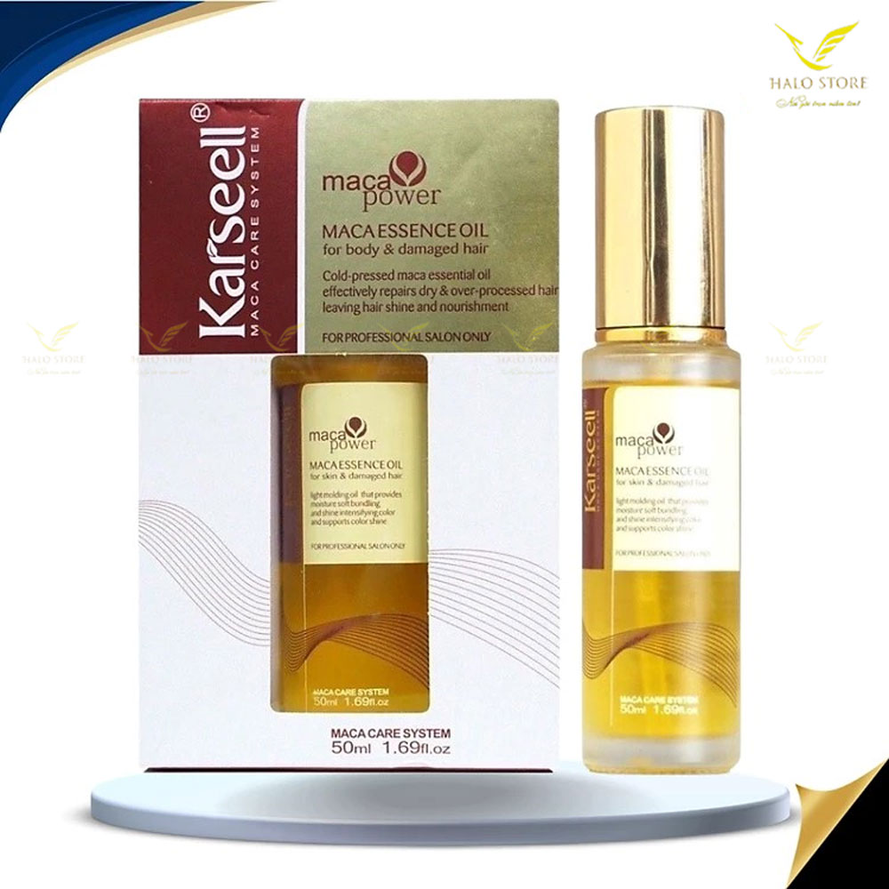 [+Tặng mũ trùm] Tinh dầu dưỡng tóc cao cấp Karseell Maca Essence Oil 50ml