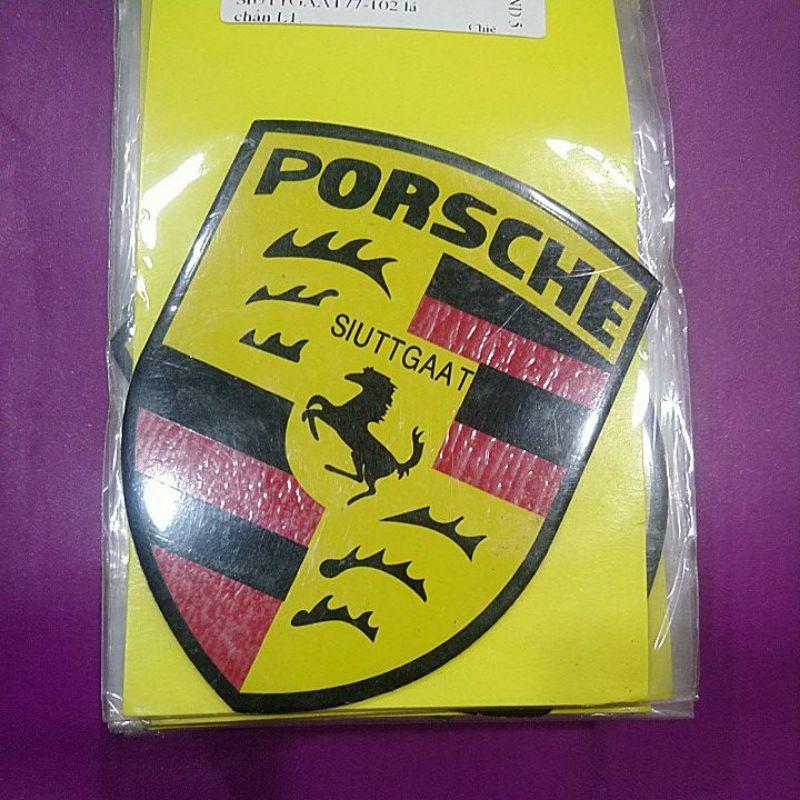 Tem biểu tượng Porsche
