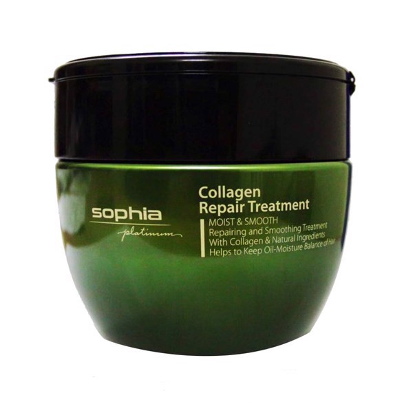 Dầu ủ tóc Sophia Platinum Collagen Repair Treatment 450ml