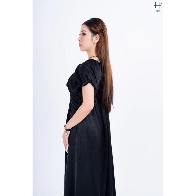 Đầm lụa form rộng suông-D15